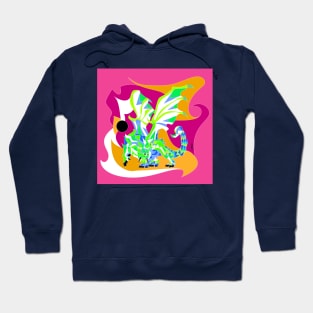 violet kaiju manticore ecopop monster art Hoodie